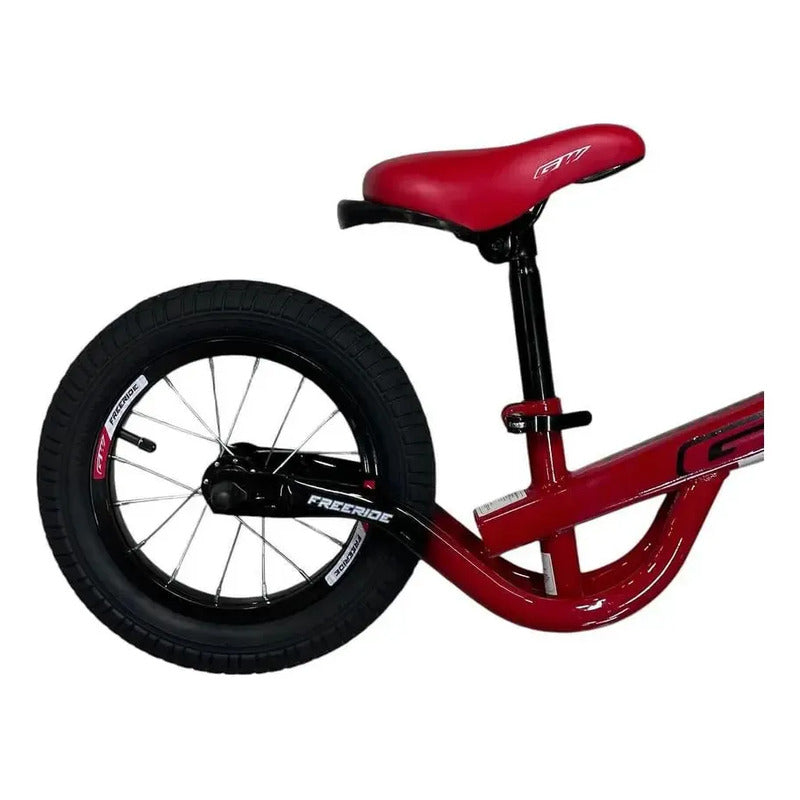 Bicicleta De Impulso Balance Iniciación Gw Freeride Color Rojo Fire