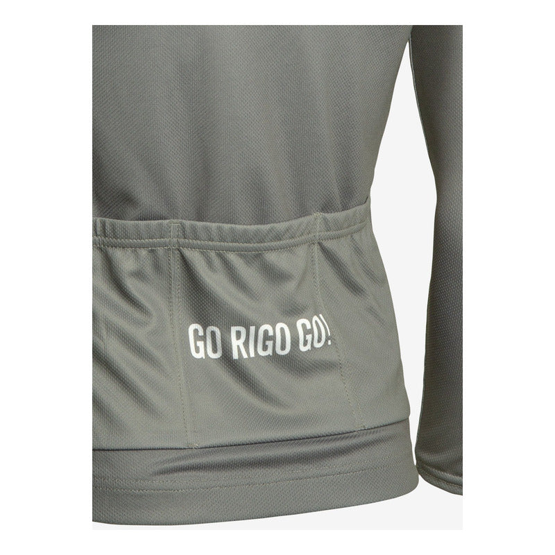 Jersey Ciclismo Manga Larga Go Rigo Go Original Km 50