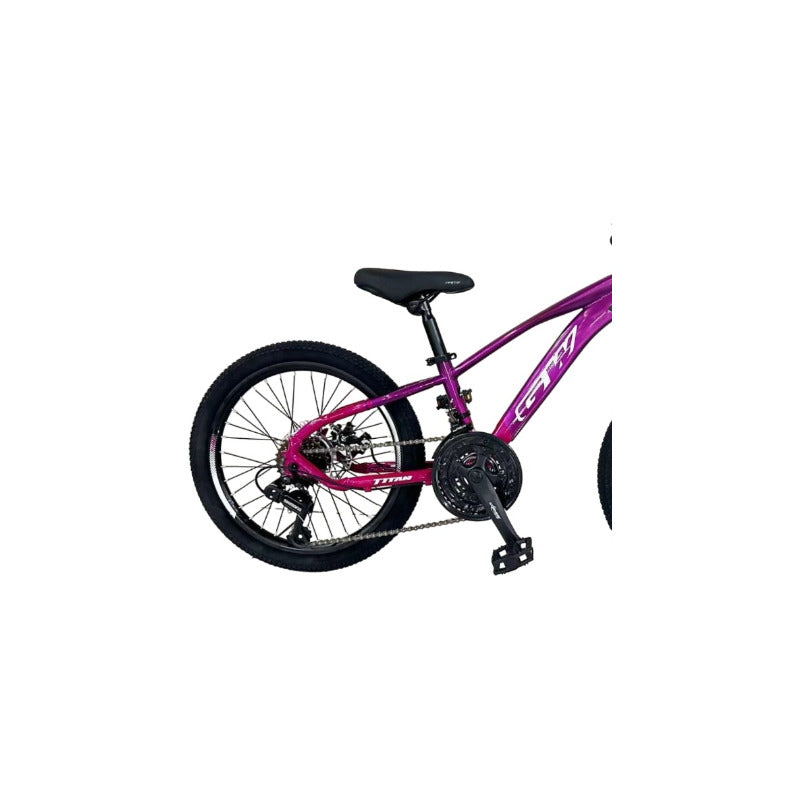 Bicicleta Titan Gw Freno De Disco Rin 20 Niña Niño
