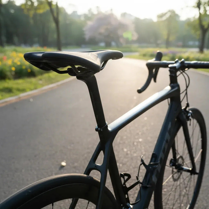 Sillín Gw Ciclismo Bicicleta Ruta Y Mtb Tuck Negro 15 Cm