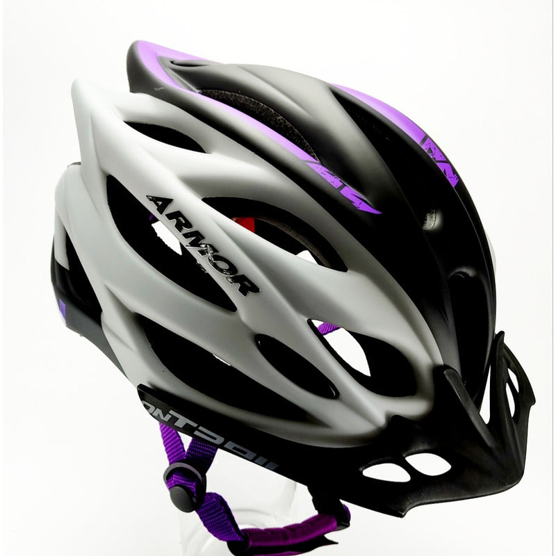 Casco Ciclismo Impact On Trail Bicicleta Luz Integrada