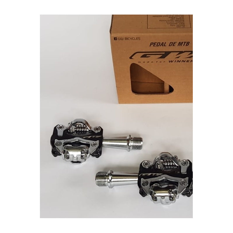 Pedales Bicicleta Gw Mtb Spd Montaña Ligeros