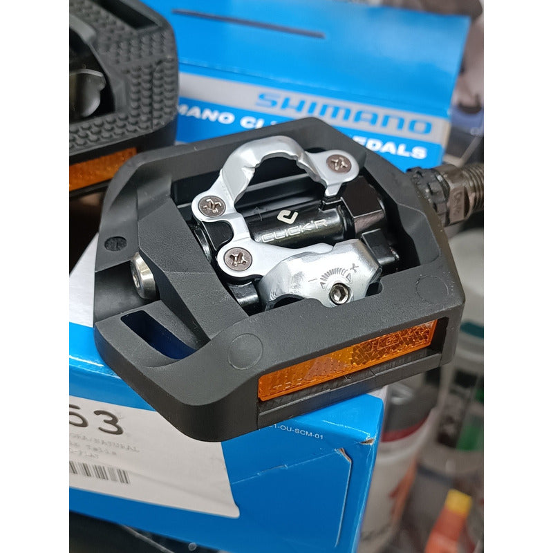 Pedales Bicicleta Shimano Doble Proposito Original Click