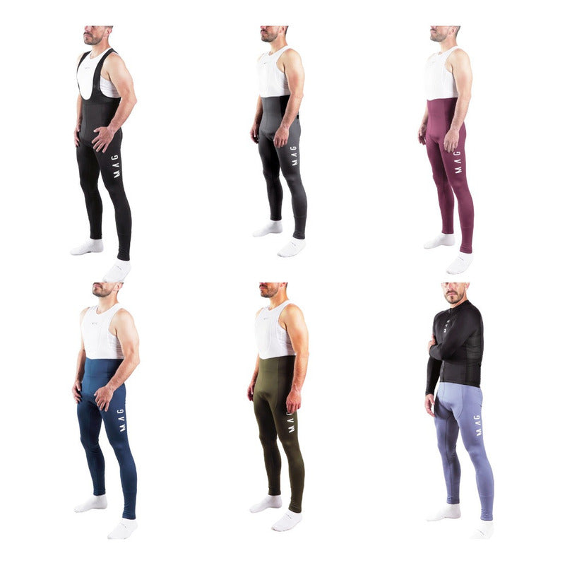 Badana Lycra Ciclismo Larga Gel Tirantes Bicicletas Ruta Mtb