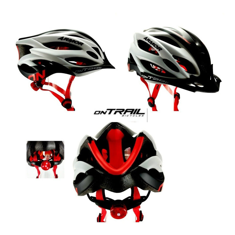 Casco Ciclismo Impact On Trail Bicicleta Luz Integrada