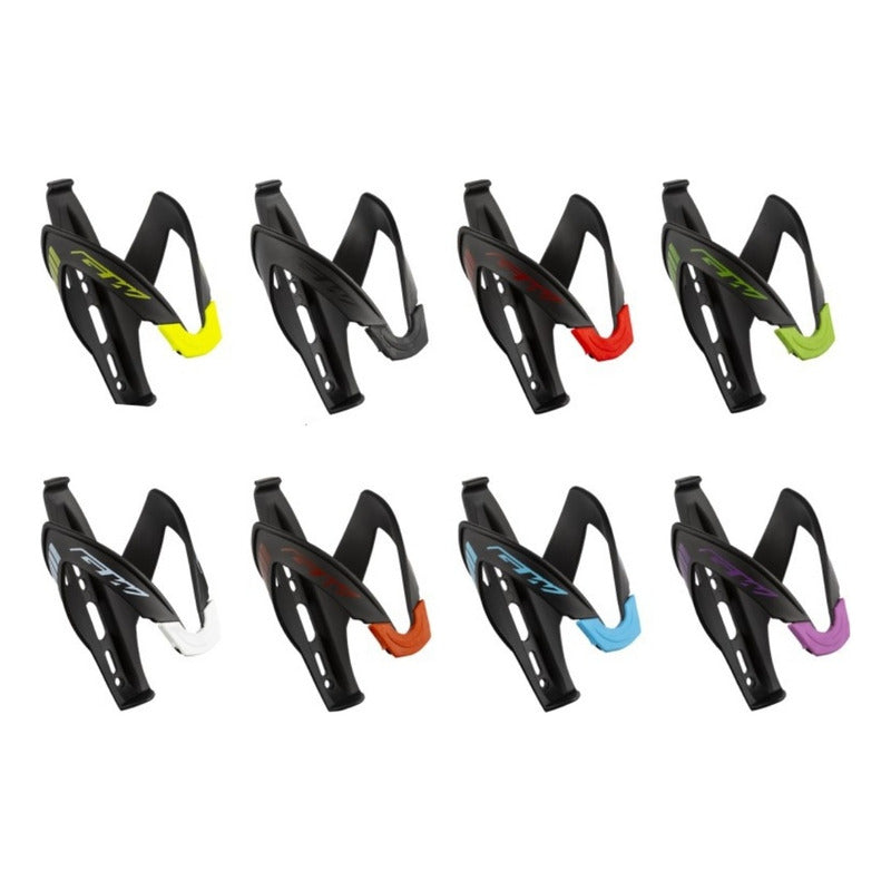 Porta Caramañola Fibra De Vidrio Gw Bicicletas De Ruta Mtb Color Blanco