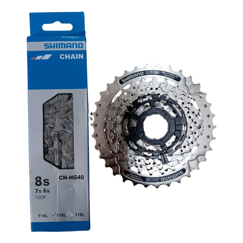 Pacha Cassette + Cadenilla Shimano Original 8v