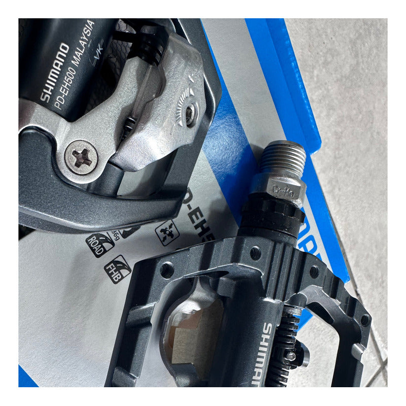 Pedales Bicicleta Doble Propósito Shimano Spd Pd-eh500 O