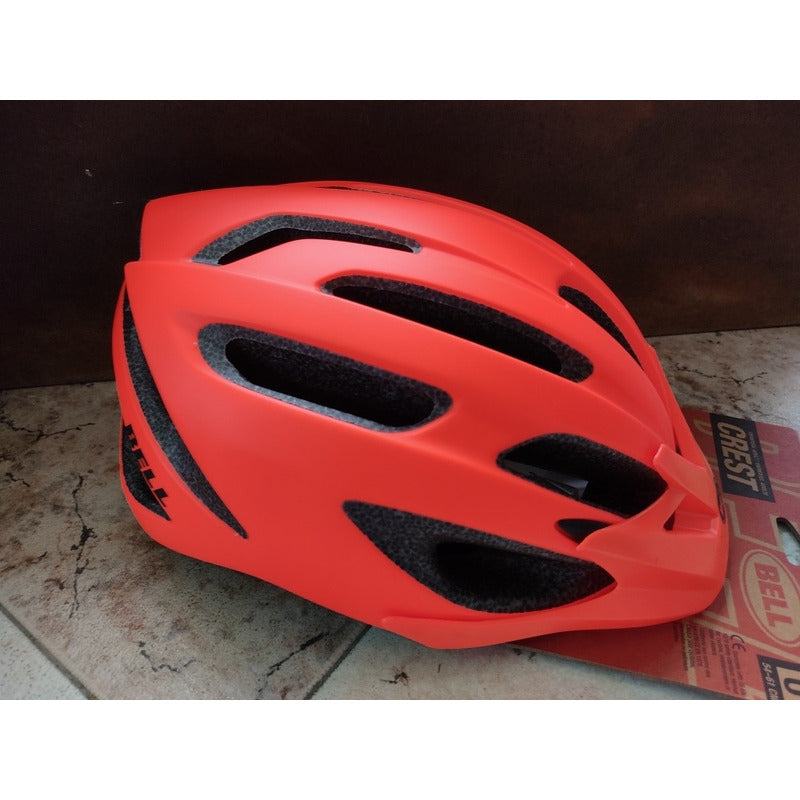 Casco Bell Crest Original Bicicletas De Ruta Mtb + Luz