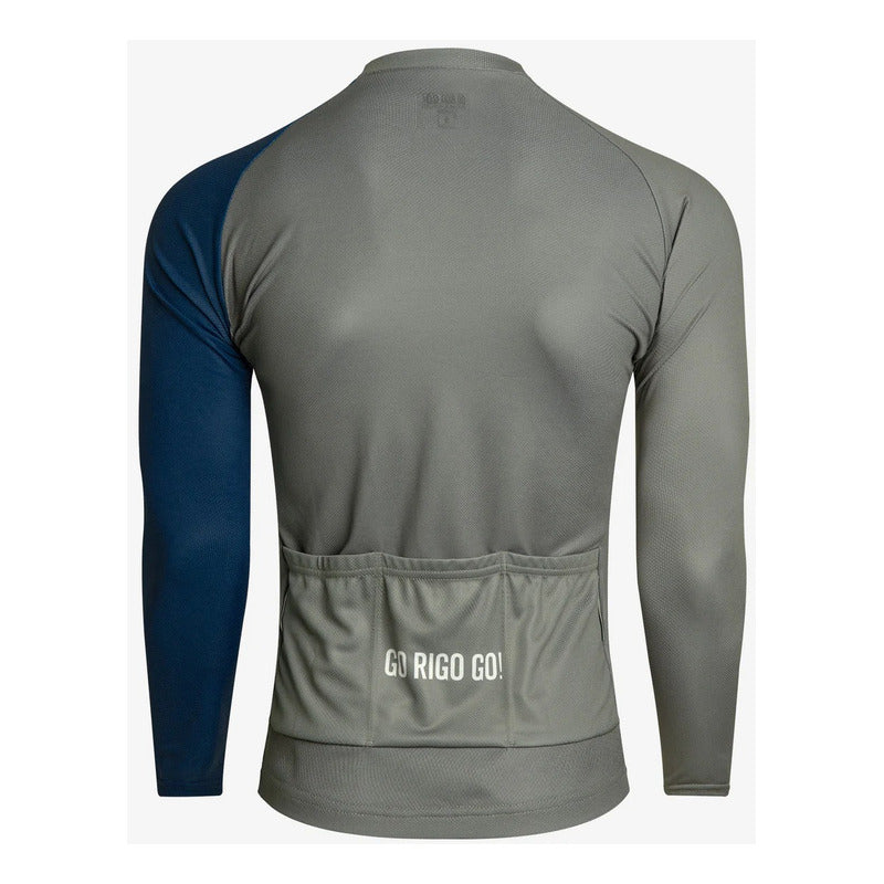 Jersey Ciclismo Manga Larga Go Rigo Go Original Km 50