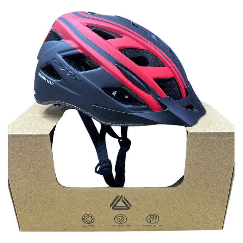 Casco Bicicleta Gw Mtb Original M6 Luz Integrada