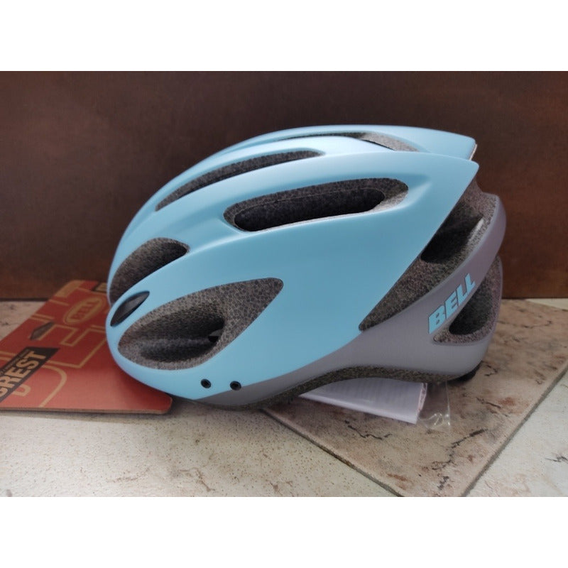 Casco Bell Crest Original Bicicletas De Ruta Mtb + Luz