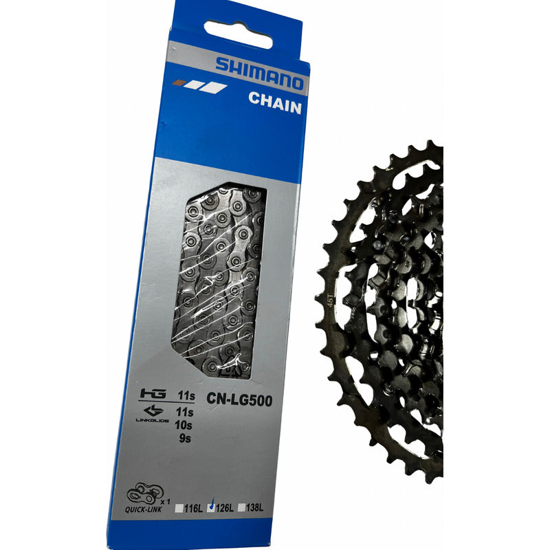 Cassette + Cadenilla Shimano Cues 11-45 11v