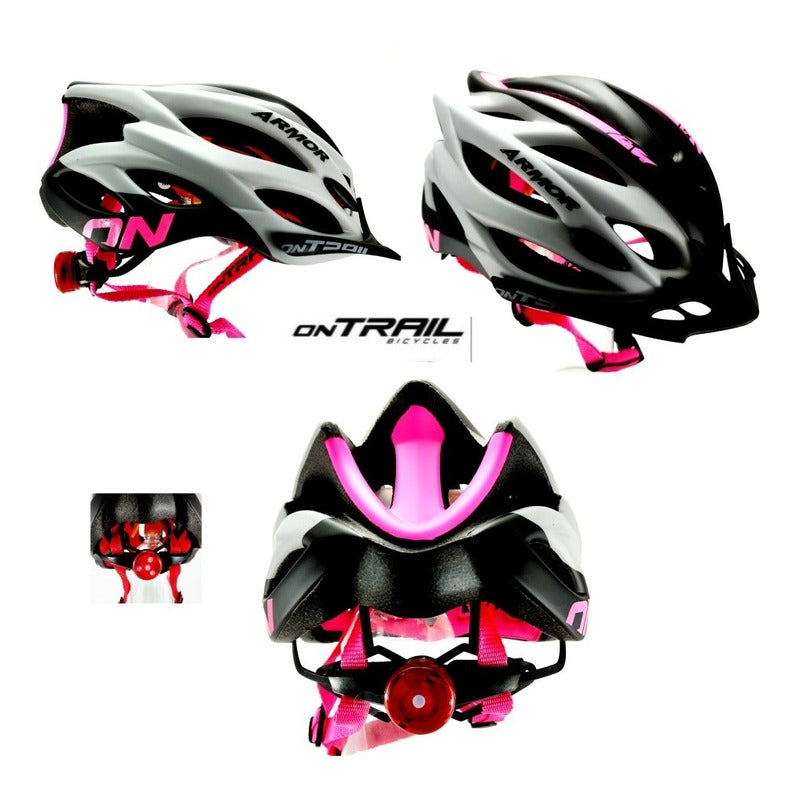 Casco Ciclismo Impact On Trail Bicicleta Luz Integrada