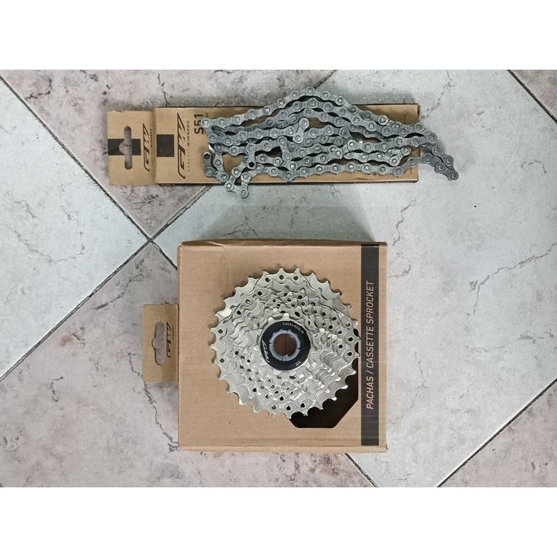 Combo Gw Pacha Cadenilla Bicicleta Ruta 8v