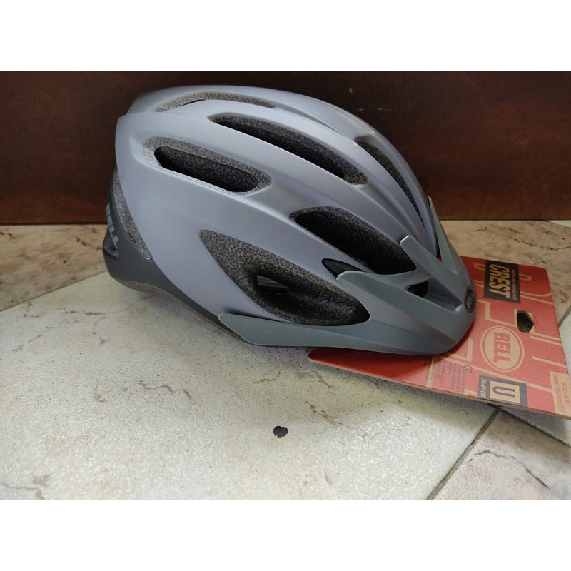 Casco Bell Crest Original Bicicletas De Ruta Mtb + Luz