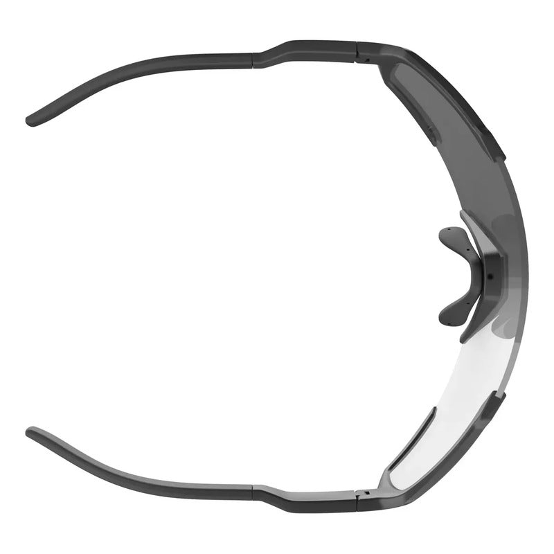 Gafas Deportivas Scott Shield, Con Lentes Polarizadas De Policarbonato Y Protección Uv Negro