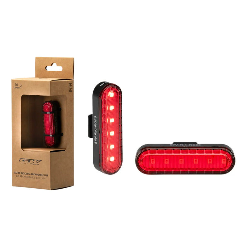 Luz Trasera Para Bicicleta Gw Spark Original Negro