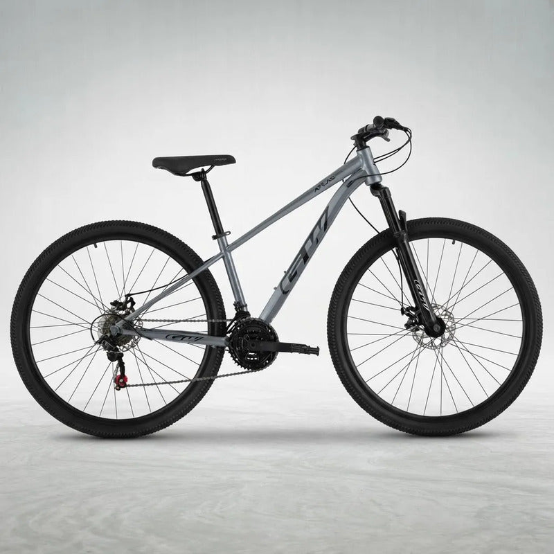 Bicicleta Mtb Gw Atlas 29 Con Freno De Disco Gris Metálico 19
