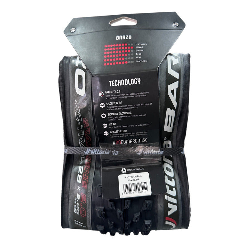 Llanta Bicicleta Mtb Vittoria Barzo Graphene 2.0 Tubeless