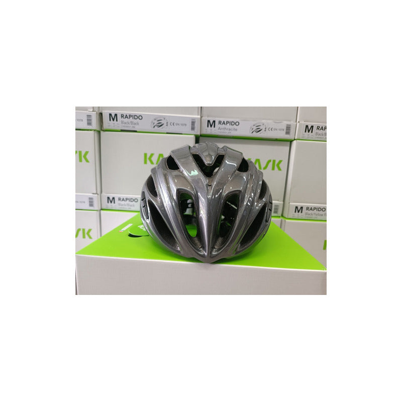 Casco De Ciclismo Kask Rapido Gris-plata L