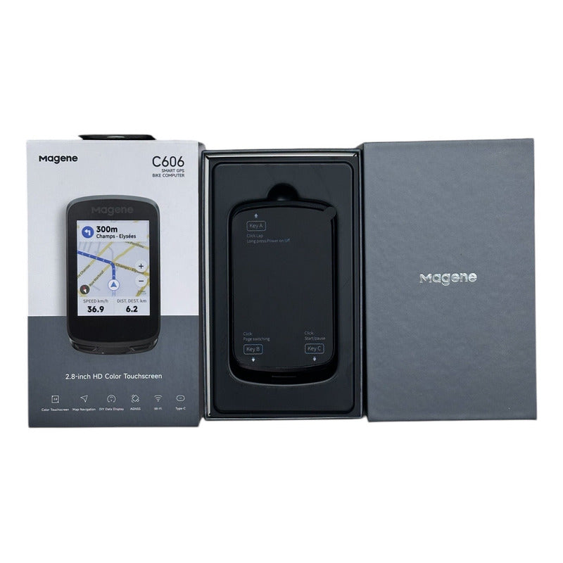 Ciclocomputador Magene C606 Táctil Inalámbrico Gps