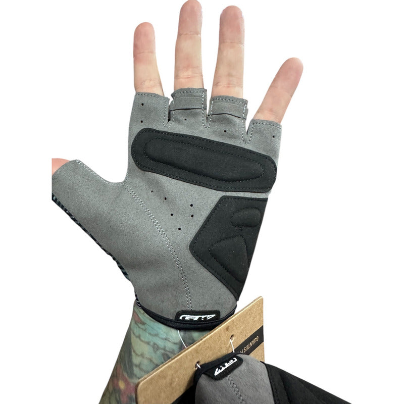 Guantes Ciclismo Gw Cortos Full Reflectivos Mtb Ruta