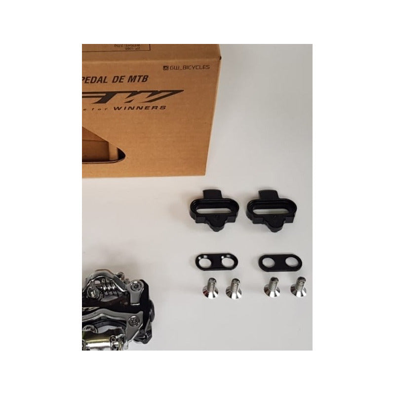Pedales Bicicleta Gw Mtb Spd Montaña Ligeros