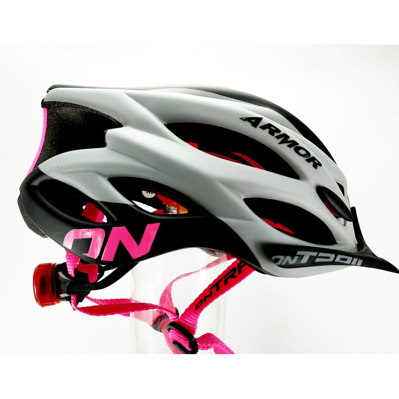 Casco Ciclismo Impact On Trail Bicicleta Luz Integrada