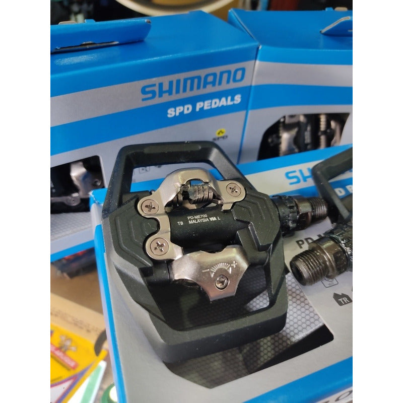 Pedales Montaña Mtb Shimano Doble Propósito Pd-me700