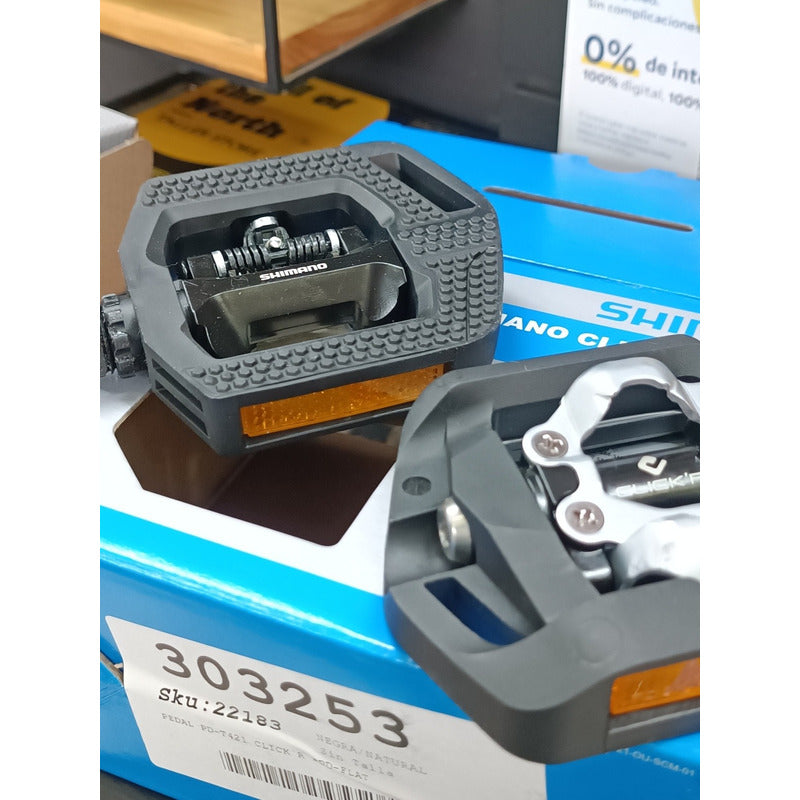Pedales Bicicleta Shimano Doble Proposito Original Click