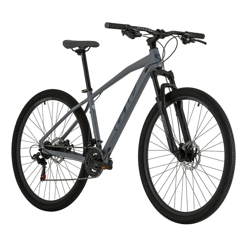 Bicicleta Gw Rin 29 Scorpion Aluminio Freno De Disco 7v Gris Metalico Mate 15