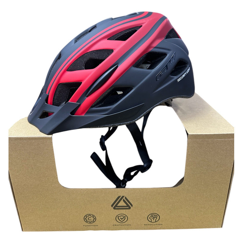 Casco Bicicleta Gw Mtb Original M6 Luz Integrada