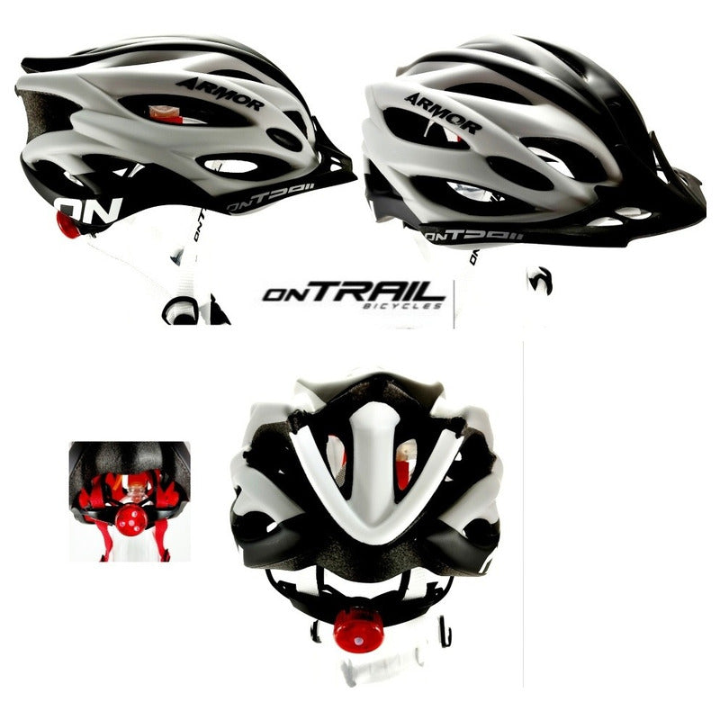 Casco Ciclismo Impact On Trail Bicicleta Luz Integrada