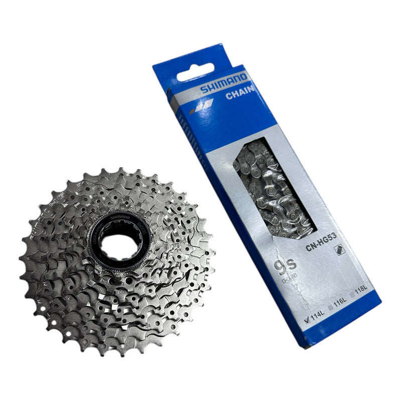 Pacha Shimano Cadenilla Shimano 9v Original Bicicleta Mtb