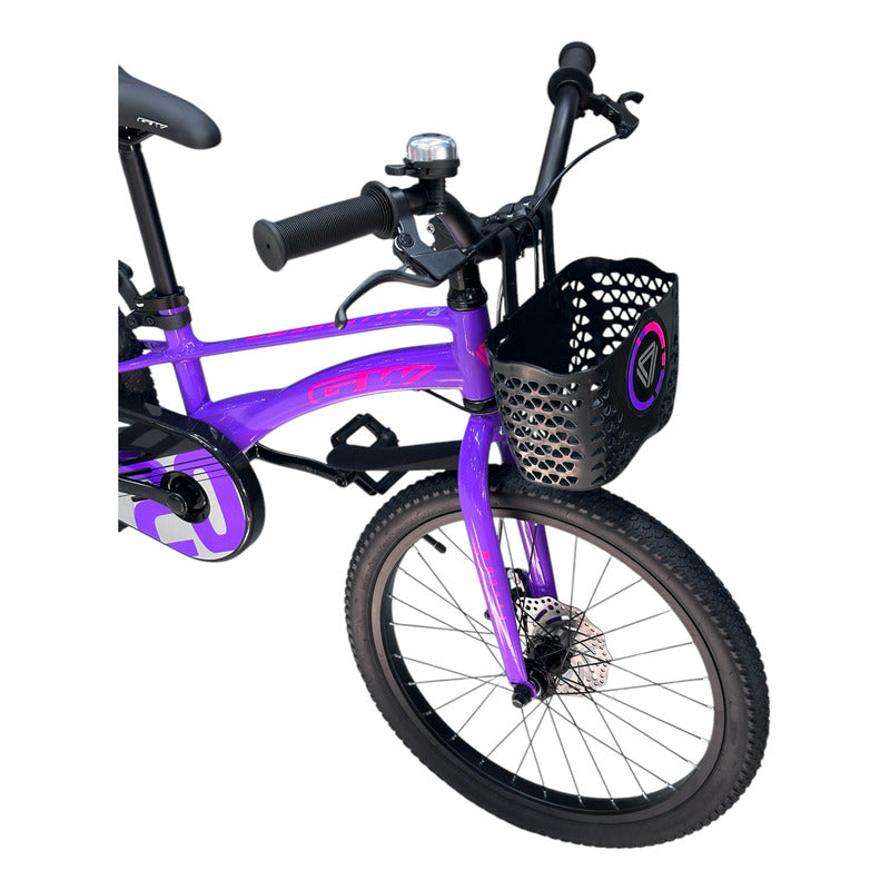 Bicicleta Gw Joy Rin 20 Freno De Disco Magenesio Niño Niña