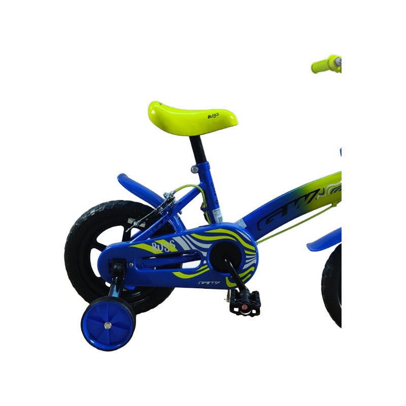 Bicicleta Rin 12 Gw Bugs Niño Niña Ruedas Auxiliares
