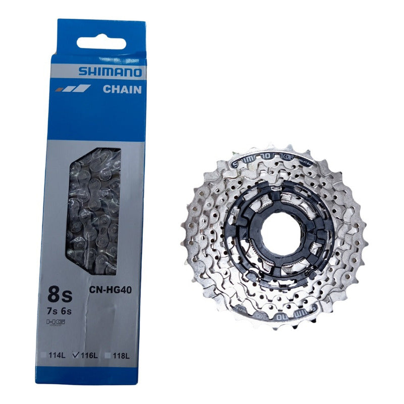 Pacha Cassette + Cadenilla Shimano Original 8v