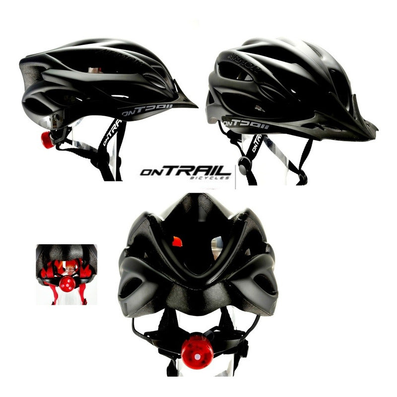 Casco Ciclismo Impact On Trail Bicicleta Luz Integrada