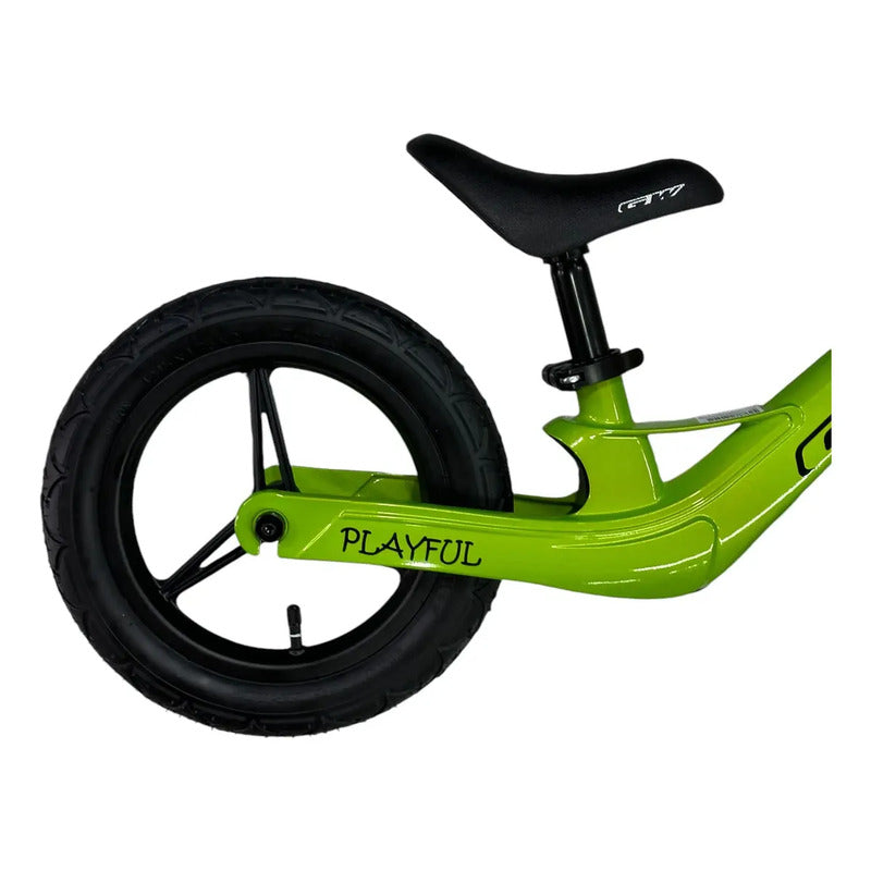 Bicicleta De Impulso Niño Niña Gw Playful Magnesio Color Verde Ácido