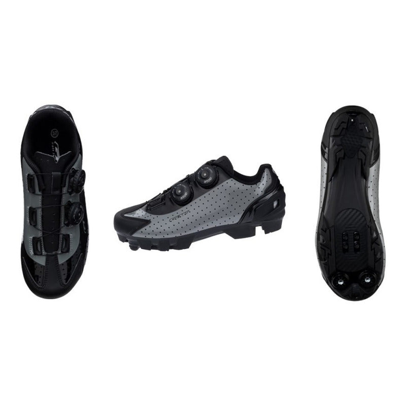 Zapatillas Ciclismo Gw Dark Side Bicicletas Ruta Doble Atop