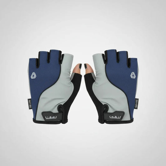 Guantes Corto Ciclismo Gw Bicicletas Ruta Mtb Fluo Azul S