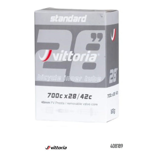 Neumatico Camara De Aire Vittoria 700x28 Presta, Rvc 48mm Presta Negro