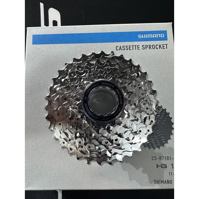 Cassette Pacha Ciclismo Ruta Shimano 105 12v 11-34 Plata 11 34