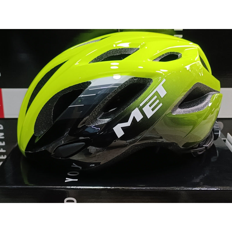 Casco Bicicleta Met Idolo Luz Original Ciclismo Ruta Mtb