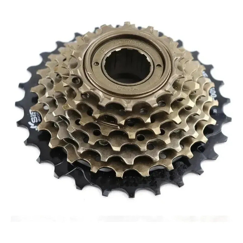 Piñon Shimano A Rosca 7v 14 - 28 Acero Tz21 Bulk Café 14 28