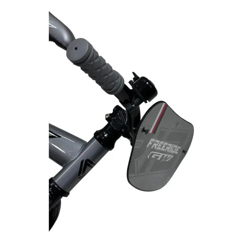 Bicicleta De Impulso Balance Iniciación Gw Freeride Color Gris Metálico
