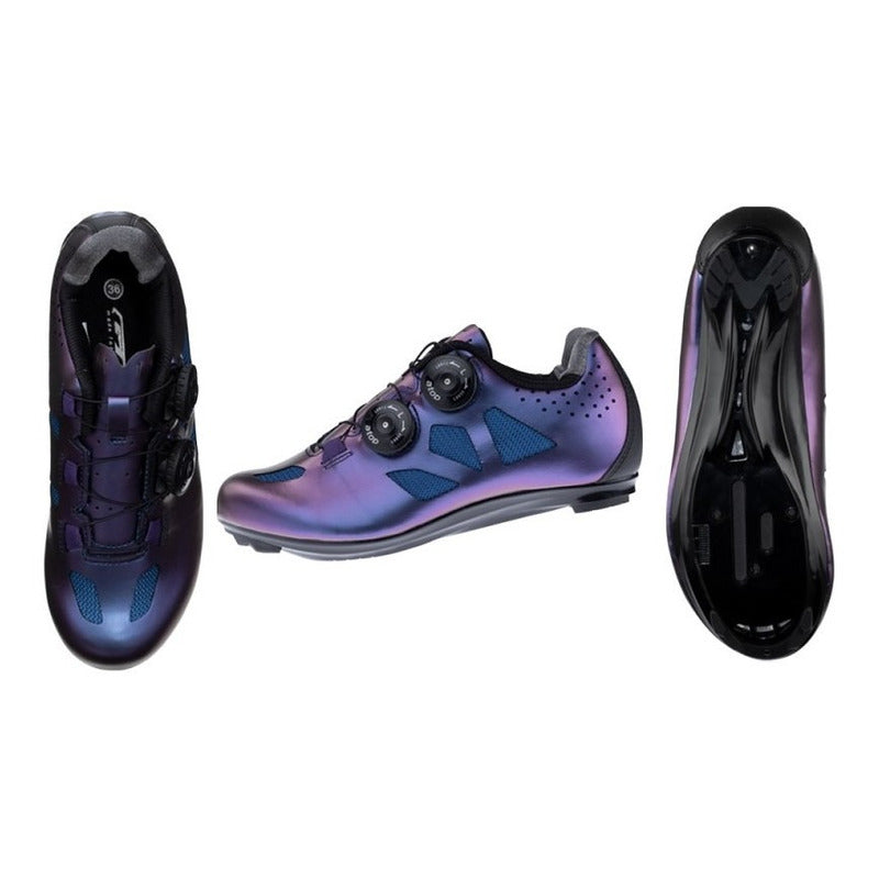 Zapatillas Ciclismo Gw Dark Side Bicicletas Ruta Doble Atop