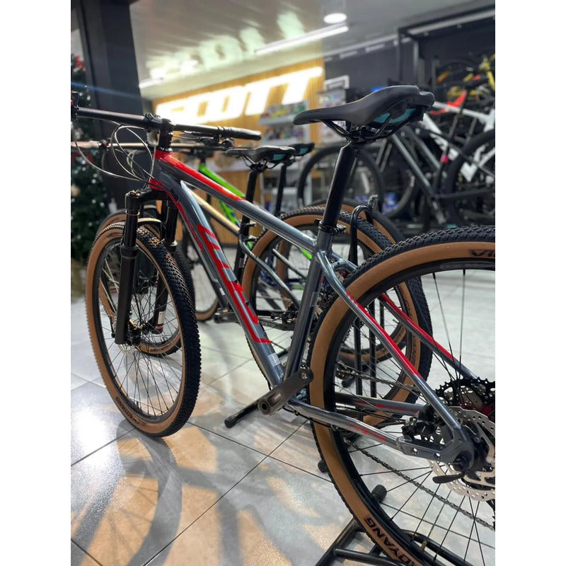 Bicicleta Gw Hawk Montaña Mtb Deore 12 Velocidades Rojo/gris 17