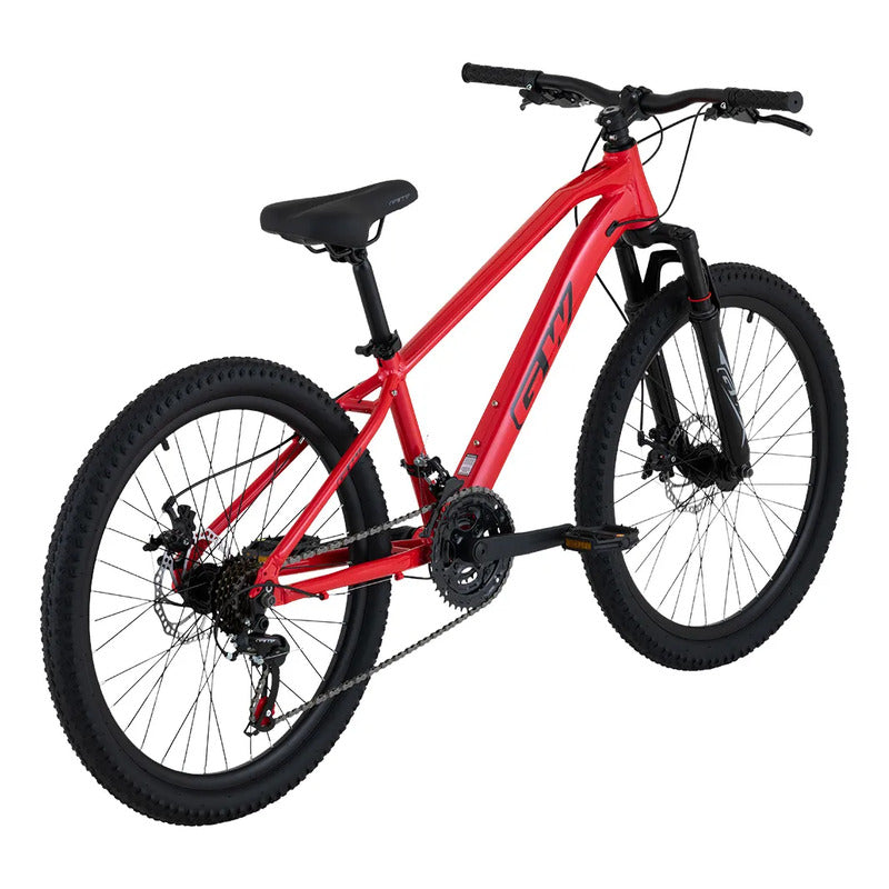 Bicicleta Gw Falcon Aluminio Rin 24 Disco Rojo 24